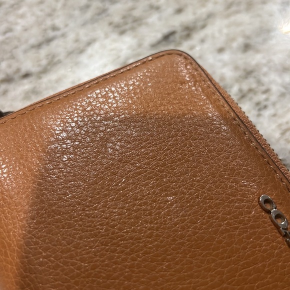 Coach Leather Wallet Wristlet - Picture 3 of 7